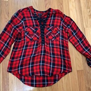 Lace Up Flannel